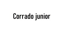 Corrado junior
