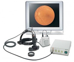 Непрямой бинокулярный офтальмоскоп Video OMEGA 2C Heine Германия