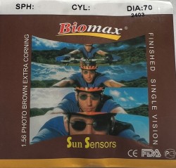 Photochromic 1.56 brown  + 0.00 ~ +6.00 Китай