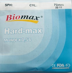 Линза полимерная Hard-max 1.56  + 0.00 - 6.00 Китай