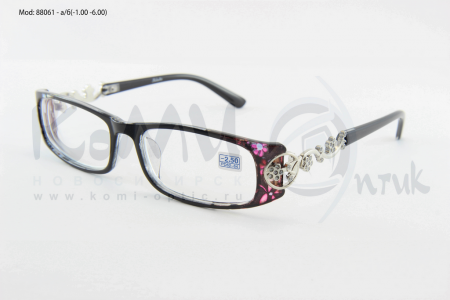 Готовые очки 88061 -1,00/-6,00 а/б покрытие